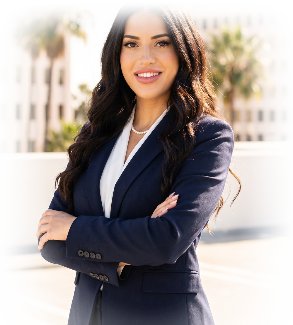 Shannon Merabi, Esq., founder and principal attorney of Merabi Law, in Beverly Hills