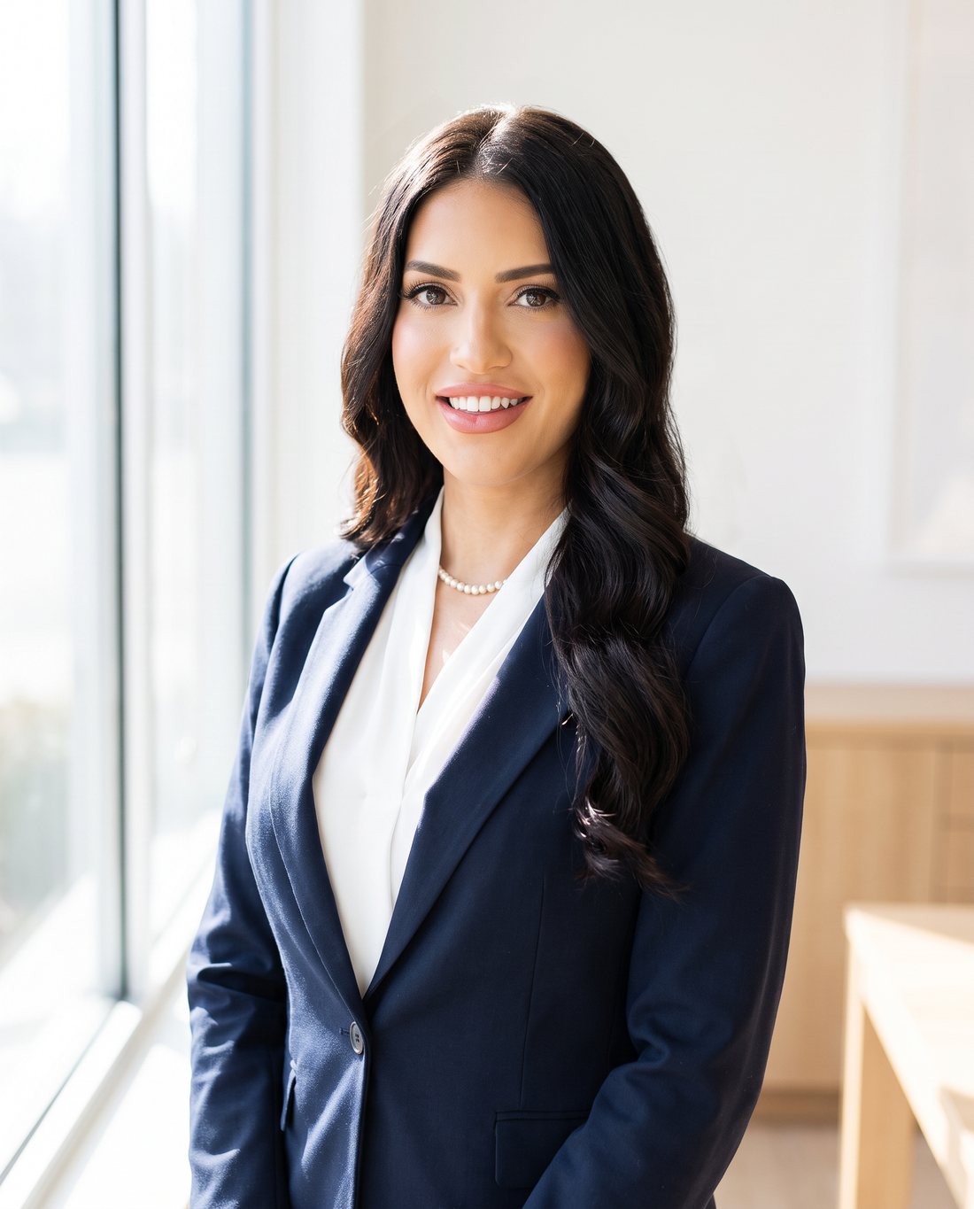 Shannon Merabi, Esq. in her Beverly Hills office